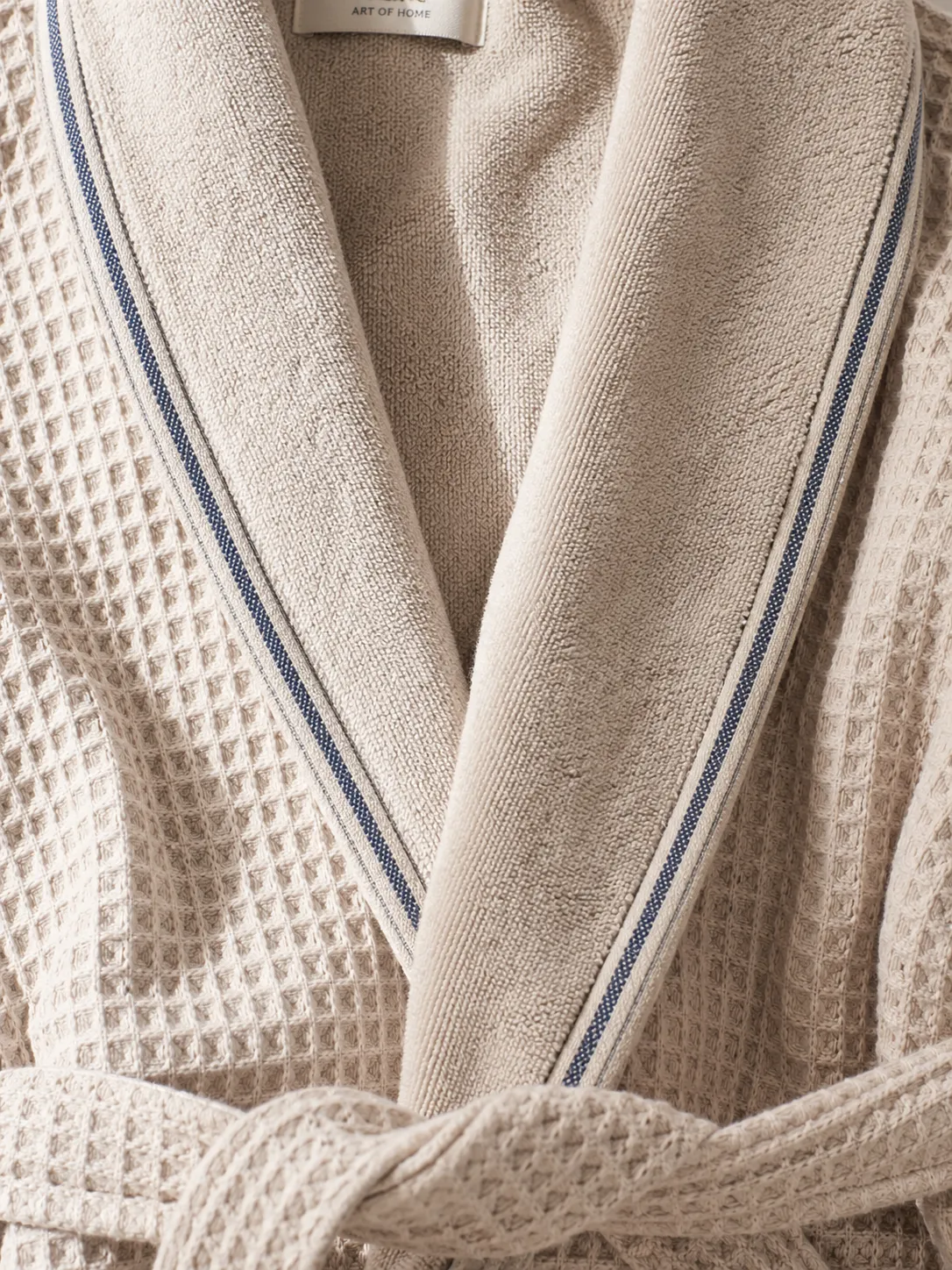 Bathrobe category image for waffle bathrobes, terry bathrobes, and custom weave development.