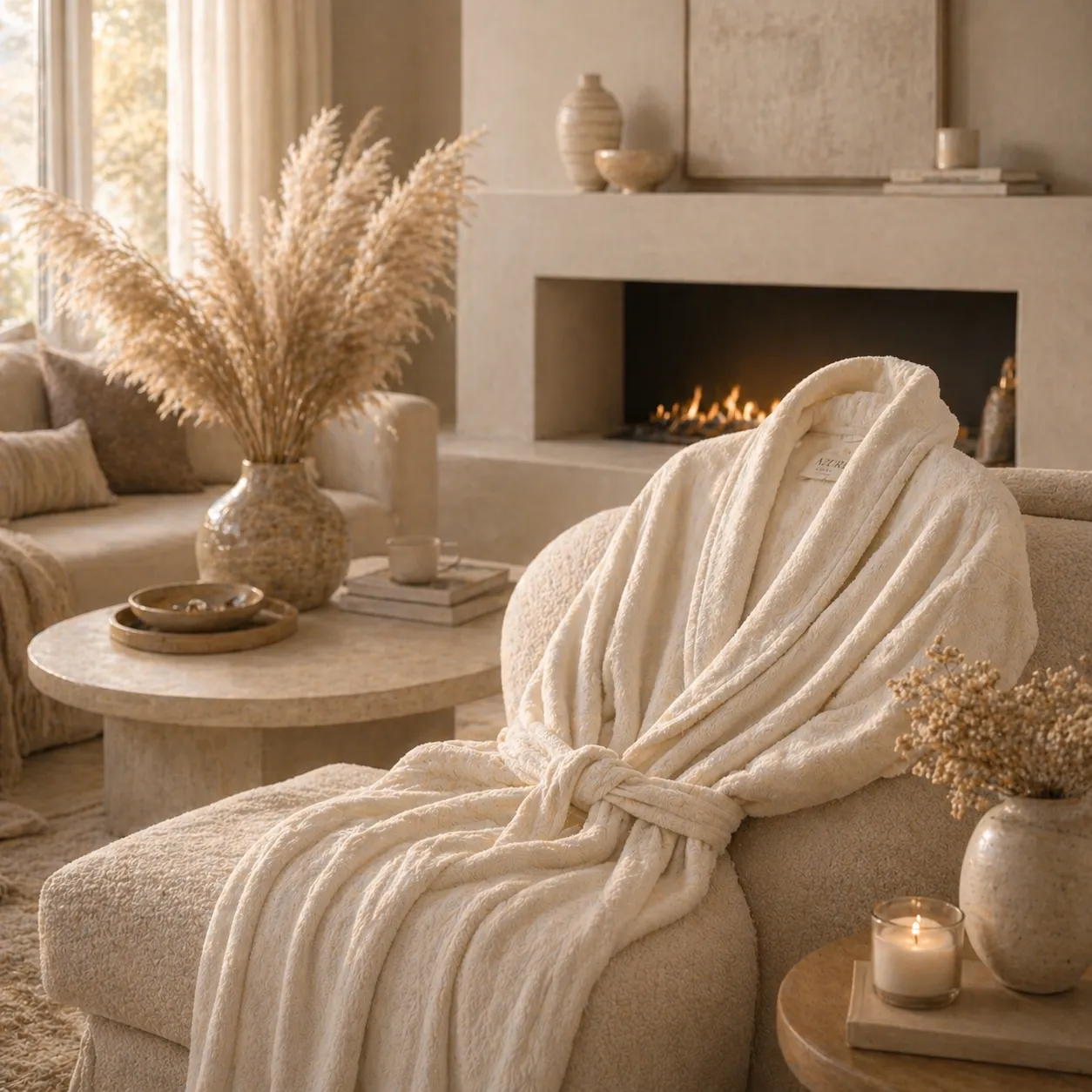 Premium custom bathrobes with velour, plush, and luxury touch materials for upscale hotel and retail collections.