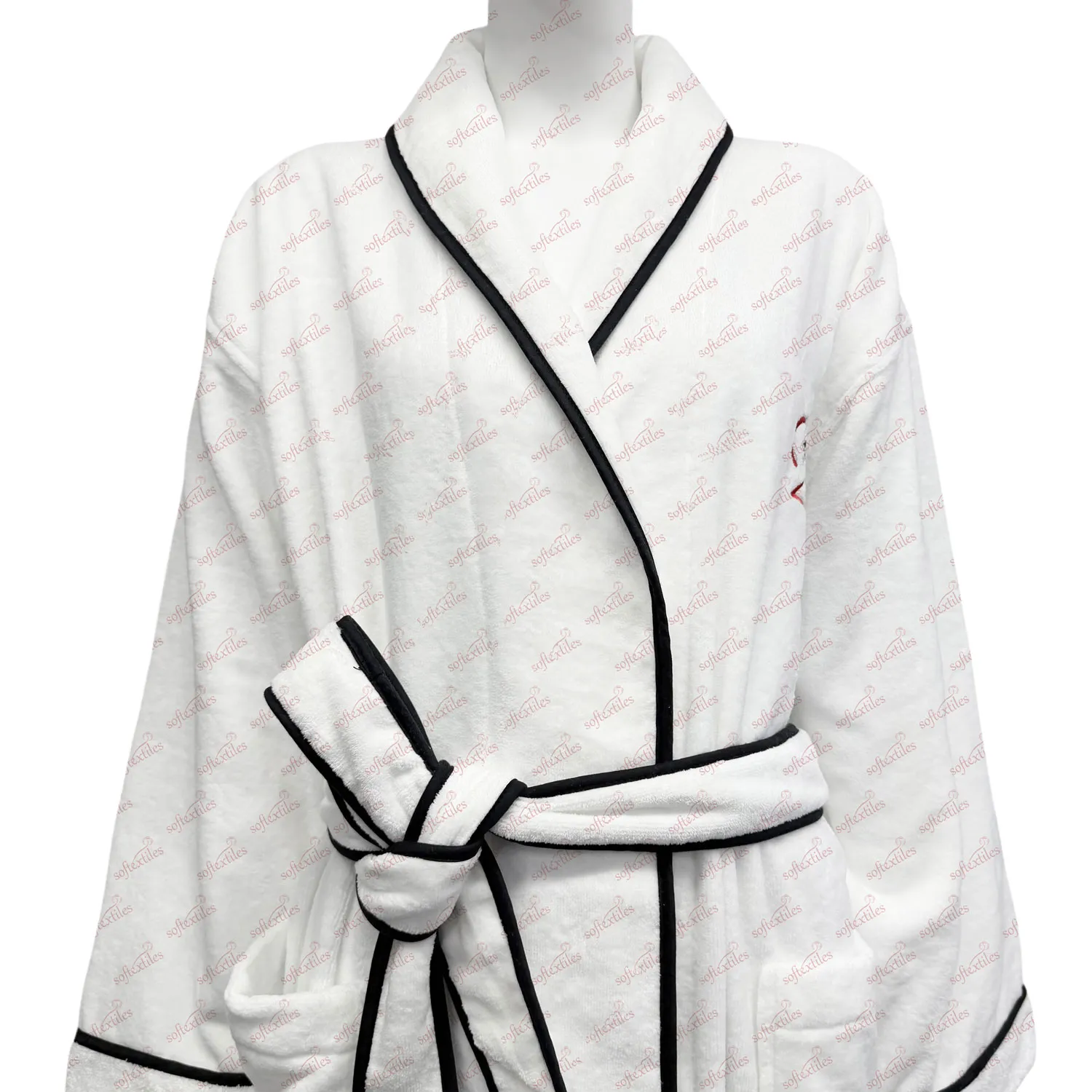 Flowerpot bathrobe hero view, image 1, showing robe silhouette, fit impression, and overall styling.